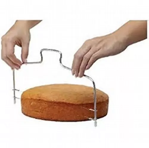 Cake Slicer Cutter Adjustable Wire Levels Bread Steel Baking Cake Tool UK