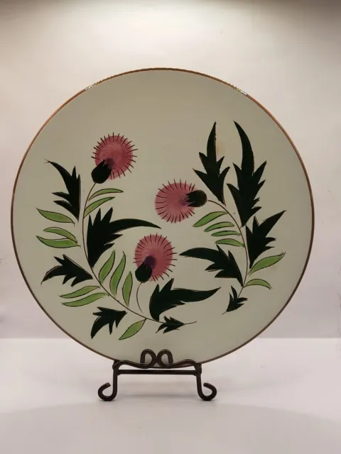 Vintage Stangl Pottery Plate Thistle 10" Dinner Plate