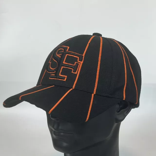 LANZA CAP SAN Francisco Black w Orange Pinstripes City SF