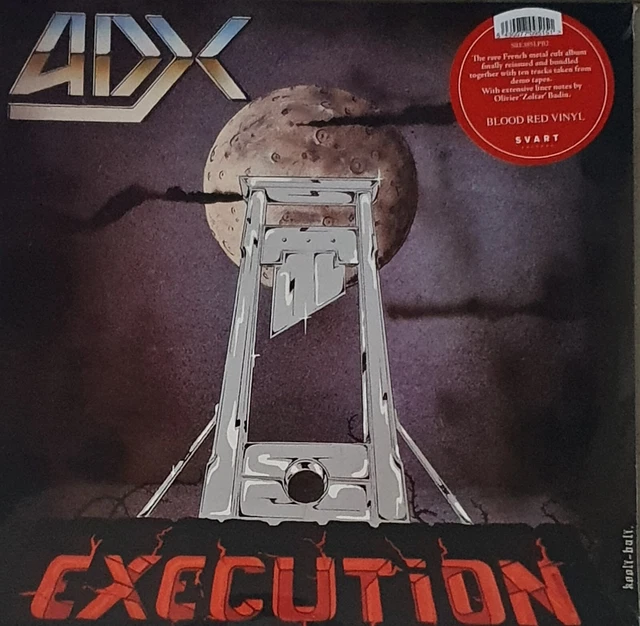 Double vinyle 33T ADX - Execution (Edition Limitée Red Blood), neuf scellé