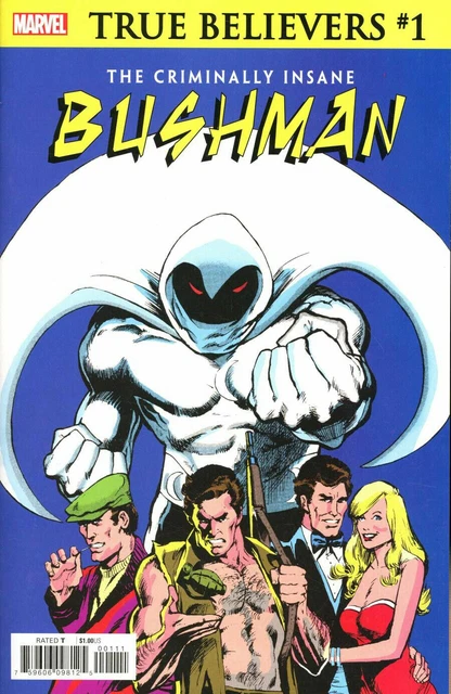 True Believers Bushman #1  Marvel Comic Book 2020 NM