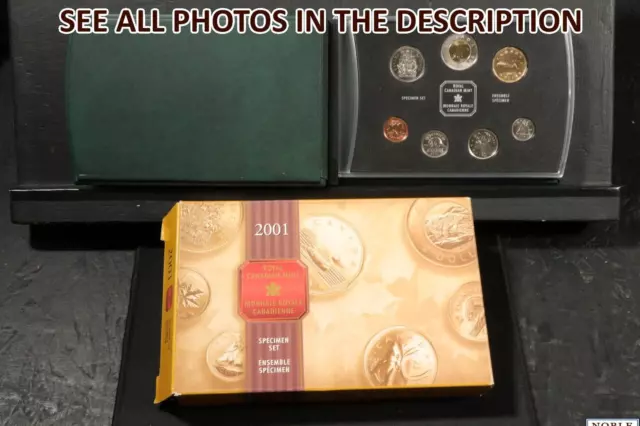 NobleSpirit No Reserve (CX) 2001 Royal Canadian Mint Specimen Set
