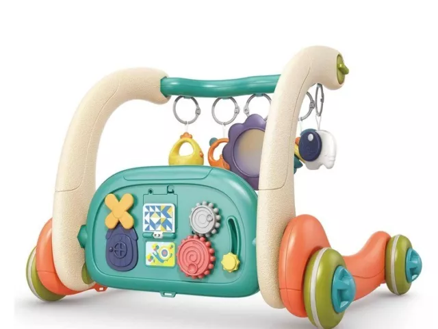 Éducatif Multifonction Bébé Walker Poussoir Tapis Piano Avec Accessoires