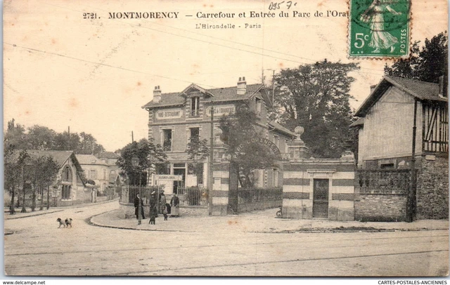 95 MONTMORENCY - carrefour et entree du parc de l'oratoire