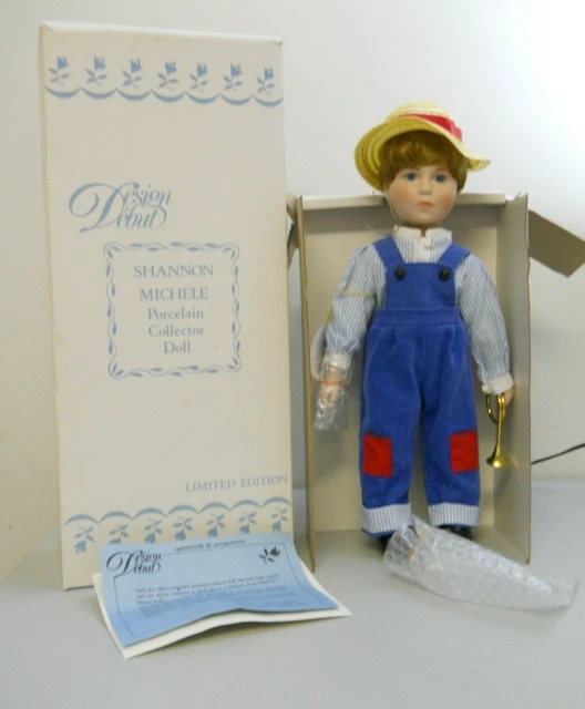 SHANNON MICHELE LITTLE Boy Blue Porcelain Doll Limited Edition