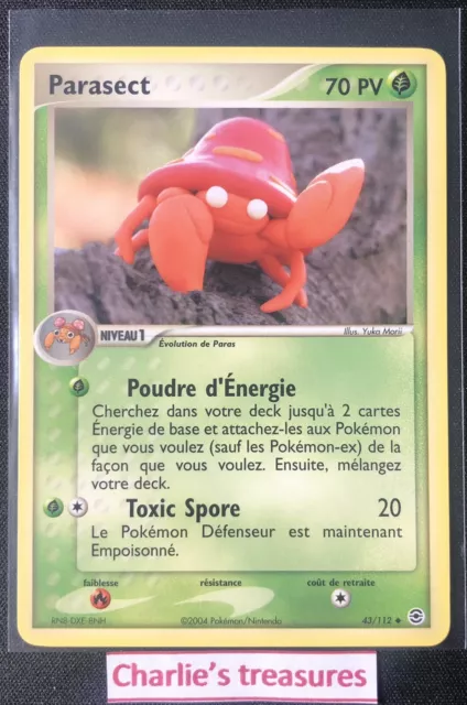 Pokemon - Parasect - 43/112 - Rouge Feu Vert Feuille - FR - NM+ / NEUF