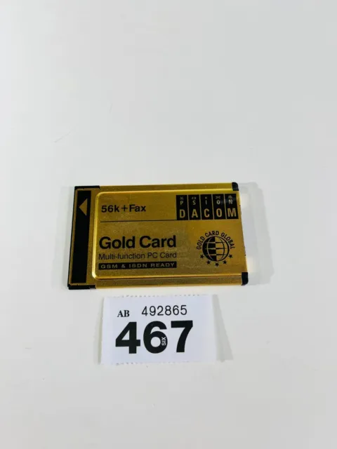 Psion Dacom 56k + Fax GOLD PCMCIA Weltkarte - NUR KARTE