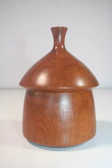 Vintage Jens Quistgaard, Dansk Teak Acorn Container,  Denmark