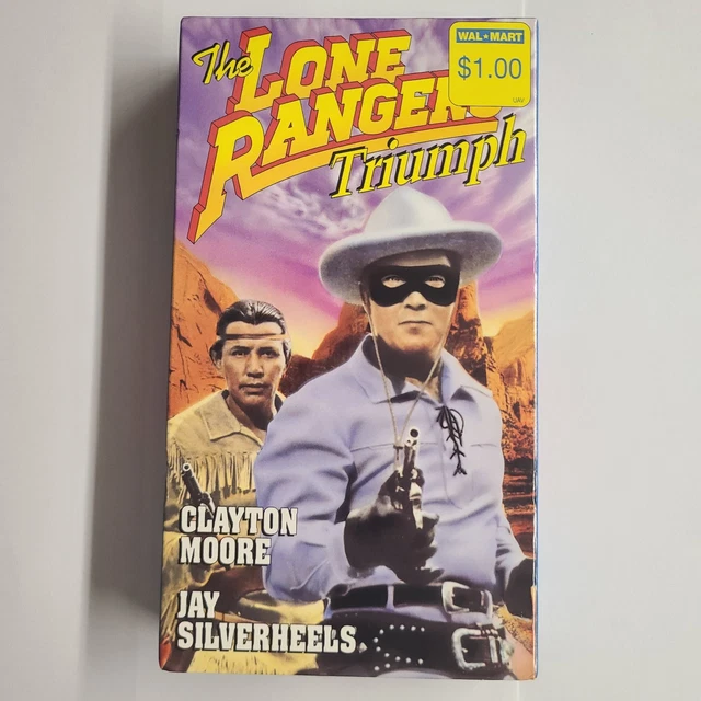 THE LONE RANGER'S Triumph (VHS, 1991) Clayton Moore, Jay Silverheels £2 ...