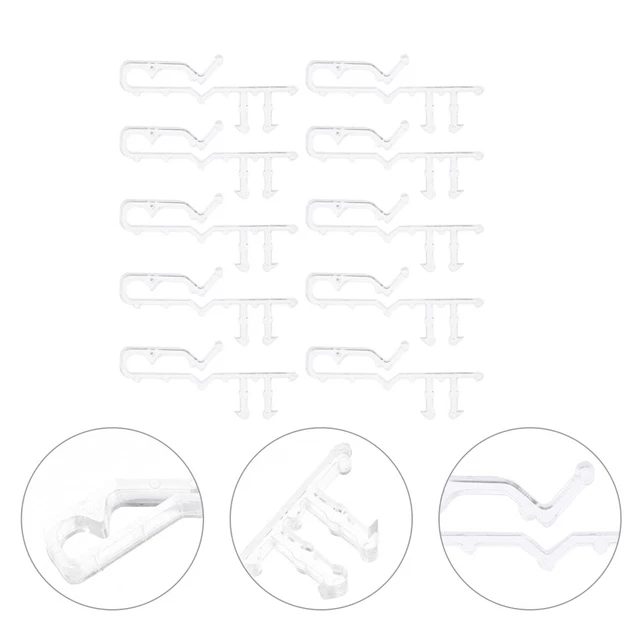 40 pz clip per tenda mini clip valance otturatore hardware tende finestre