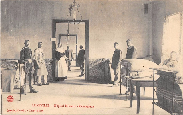 Cpa 54 Luneville Hopital Militaire Contagieux