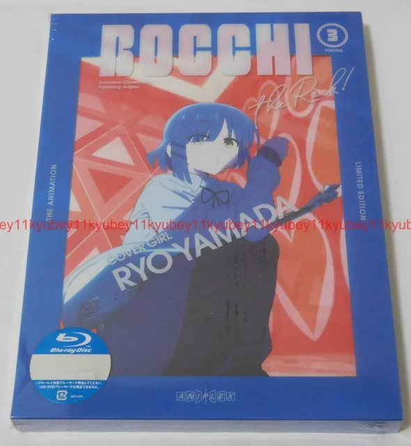 BOCCHI THE ROCK Vol.3 First Limited Edition Blu-ray Soundtrack CD Booklet Japan