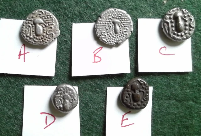 MEDIEVAL INDIA, various types of GADHAIYA PAISA, c. 1000 - 1200 AD, see below