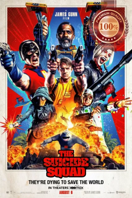 The Suicide Squad 2021 Original Official Cinema Movie Film Print Premium Poster