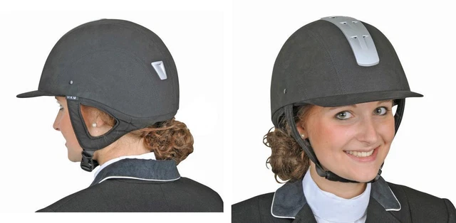 Reithelm Exclusive  Reitkappe hochwertig austauschbares Innenfutter Posten neu