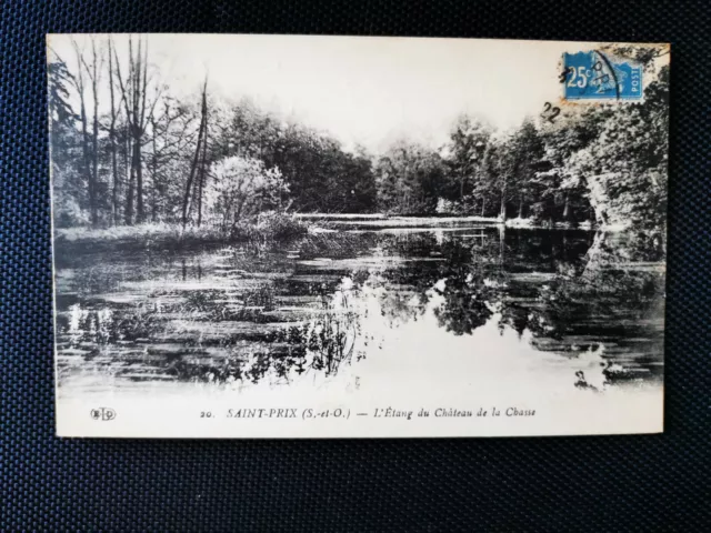CPA 95 SAINT-PRIX - L'Etang du Château de la Chasse