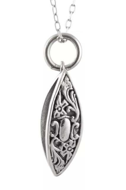 Tatting Shuttle Charm Necklace - 925 Sterling Silver - Tatting Sewing *NEW* 2