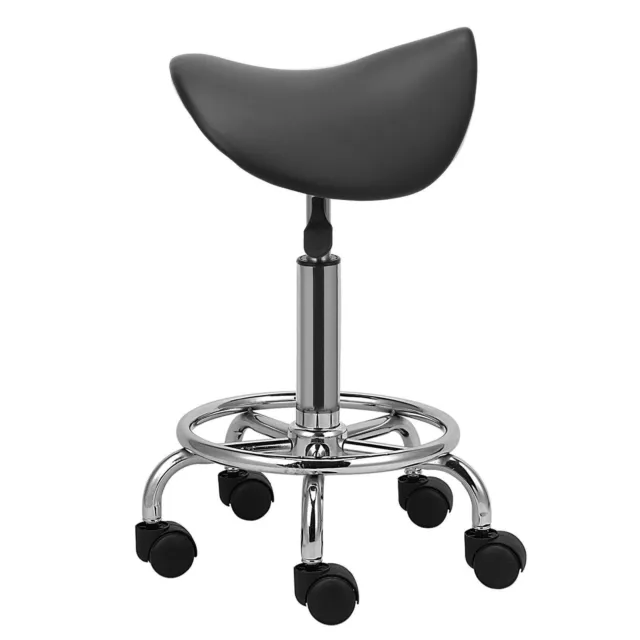 Saddle Salon Stool Massage Barber Hairdressing Swivel Chair Hydraulic Lift AU