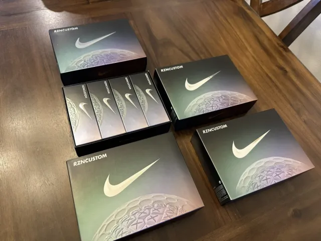 Very Rare Nike RZN Custom Golf Balls 4 Dozen Nike RZN Platnum Nike Golf Balls