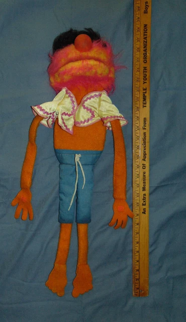 Muppets Animal Fisher Price Jim Henson Hand Puppet 1978 Vintage 854