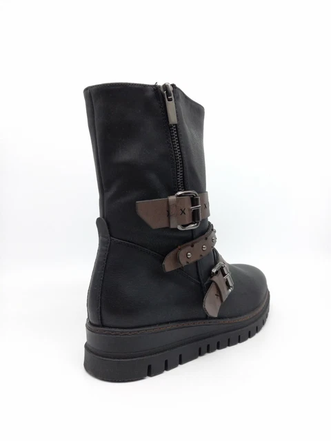 Bottine botte chaussure Femme - 37 39 40 - montante noir marron fourrées Shoes 3