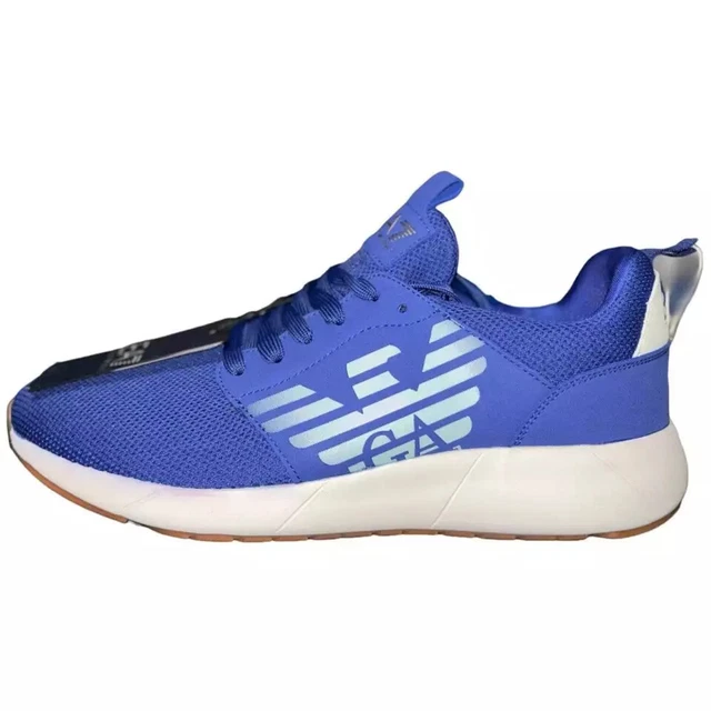 EMPORIO ARMANI EA7 Sneaker RACER REFLEX Unisex White X8X057 XCC55 175 Sz 6 OFFER 128.82 PicClick UK
