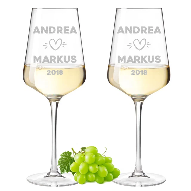 Verres à vin et marqueurs de verre - France