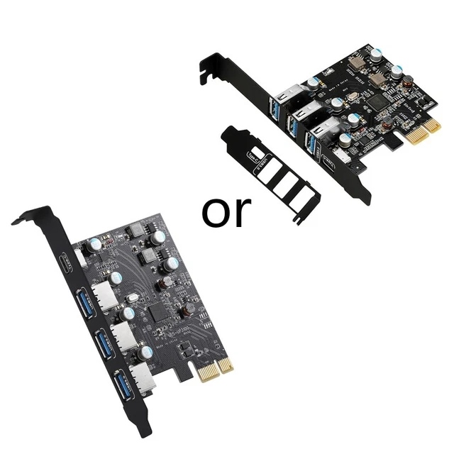 4 Port Usb 3.0 Pci-e Expansion Card Pci Express Pcie Usb 3.0 Hub