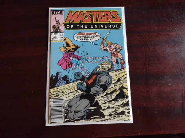 MASTERS OF THE UNIVERSE #9 Marvel STAR Comics 1987  Newsstand  VF/NM