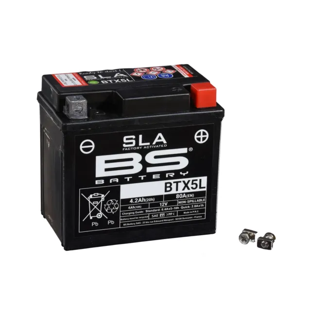 Langzeit Gel Motorradbatterie YTX5L-BS 5Ah 12V, 18,90 €