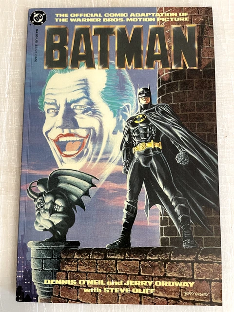 Batman The Official Comic Adaptation Movie Joker Prestige Dc Comics Keaton 1989
