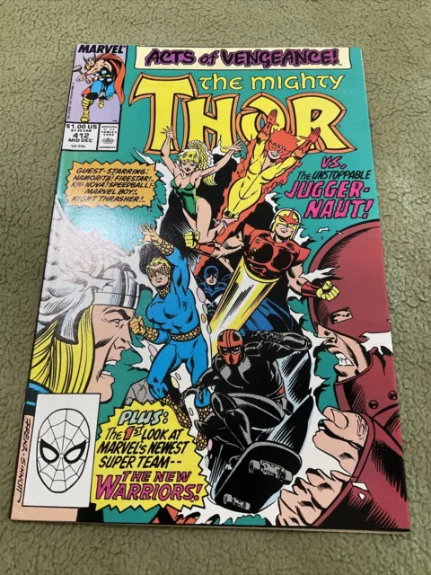 The Mighty Thor #412 (Marvel, Mid-December 1989) NM Quality
