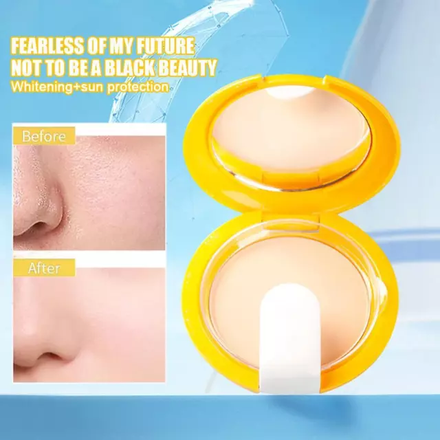 Whitening Sonnenschutzpulver Ölkontrolle langlebiger Abdeckmantel E LSF15 + Make-up N Q3I1