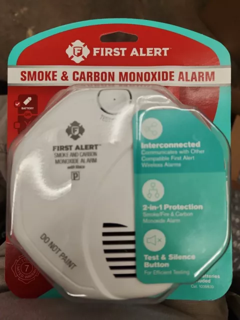 Nueva alarma inalámbrica de humo y monóxido de carbono First Alert CAT1039839 envío gratuito