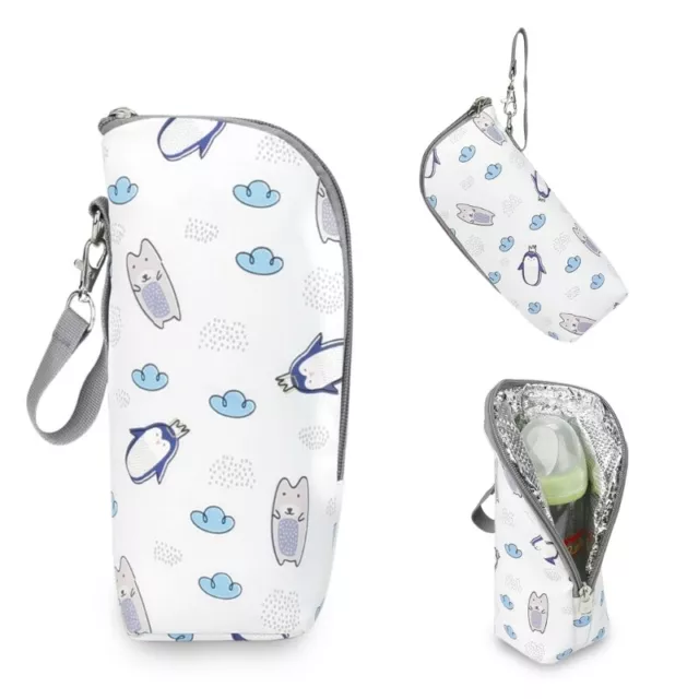 Baby Milk Warmer Insulated Bag Infant Feeding Milk Bottle Thermal Pouch Case