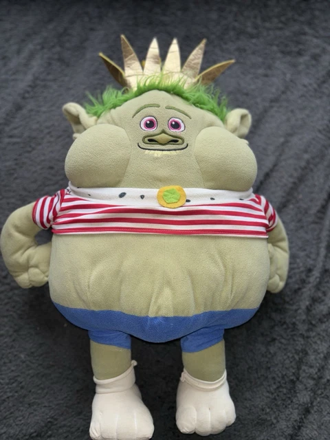 Rare Dreamworks Trolls World Tour King Gristle Ii Plush Tou £3190 