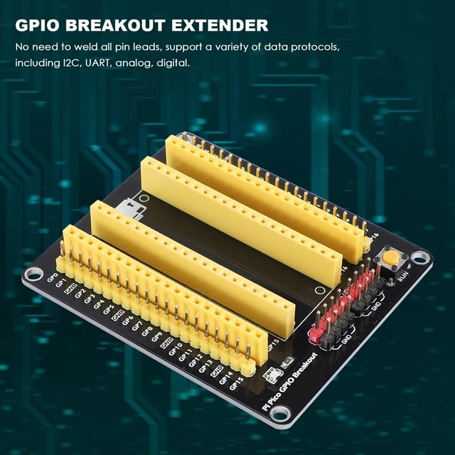Per Pico GPIO Extender fai da te scheda di espansione non maneggevole, Ex X8F6 3