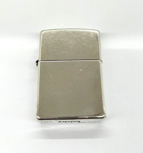 Oil lighter Model No.  Sterling Silver ZIPPO
