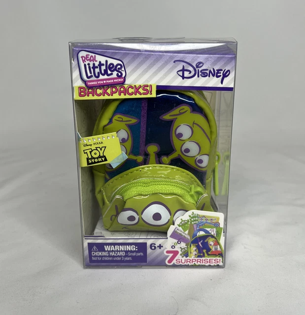 REAL LITTLES DISNEY Mini Toy Story Alien Backpack with 7 Surprises New