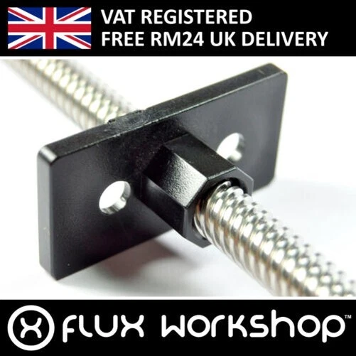 T8 Delrin Nut CNC 3D Printing Lead Screw Trapazoidal RepRap Slide Flux Workshop