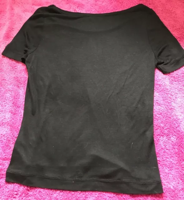 A lovely Mark’s and spensers Autograph black  ladies tshirt. size 10. 2