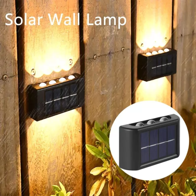 Street Landscape Solar Wall Lamp Outdoor Solar Lights For Garden Lighting Decor