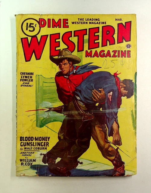 Dime Western Magazine Pulp Mar 1947 Vol. 48 #3 GD/VG 3.0