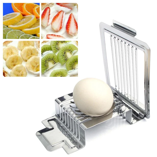 STAINLESS STEEL EGGS Slicer Boiled Egg Section Cutter Bread Vegatable