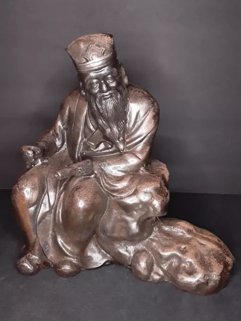 Chinesisch Bronze Figur von Einer Sage Verkauf