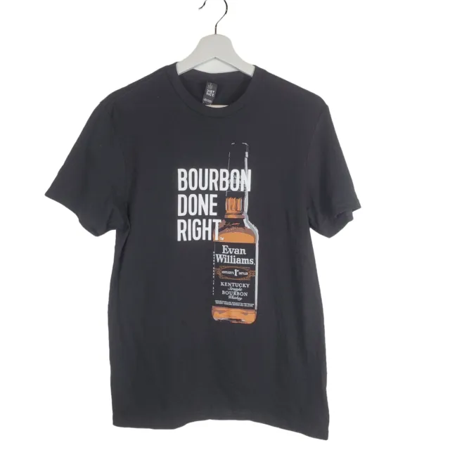 District Small black Bourbon Done Right T-shirt Evan Williams Kentucky
