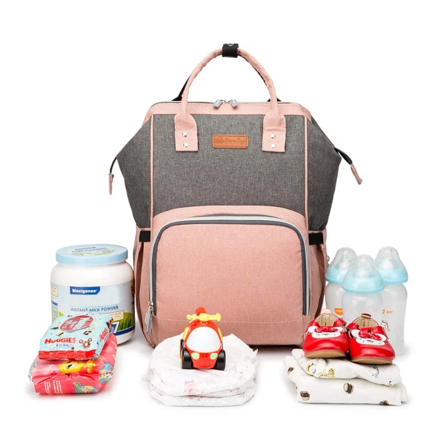 Baby Diaper Bag Organizer Waterproof Travel Mommy Large Multi-Function Backpack