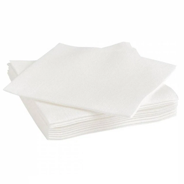Poppies Cocktail Napkins White 24cm 2 Ply (Case of 2000)