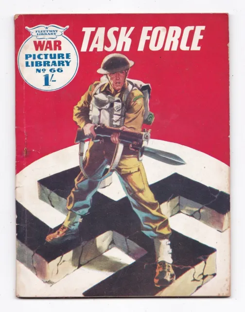 War Picture Library #66 TASK FORCE (original, 1960). VG-