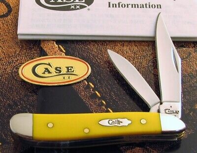 Case Bright Yellow Sunflower Peanut Knife 2018 SFO Bomb Shield BRAND NEW MIB! NR